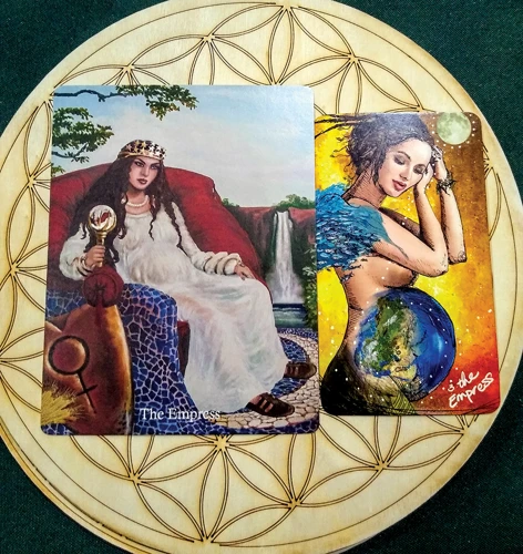 The Empress Card In Different Positions