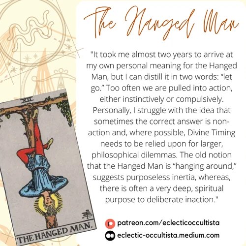 The Symbolism Of The Hanged Man Card