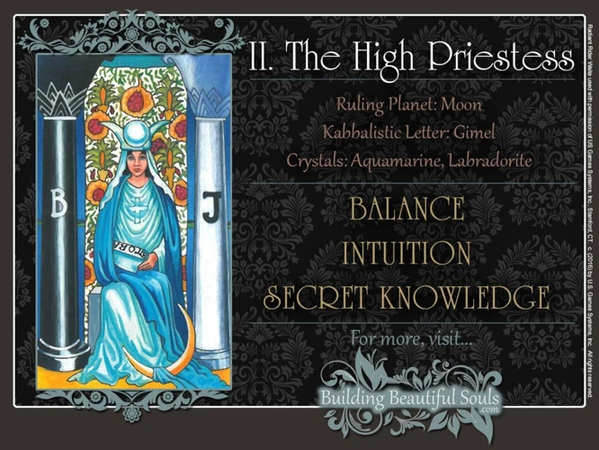 The Symbolism Of The High Priestess Card